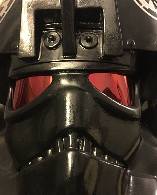 TIE Pilot Helmet with Red Lenses